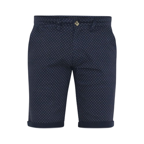 D555 Dudley AOP Stretch Chino Shorts Navy